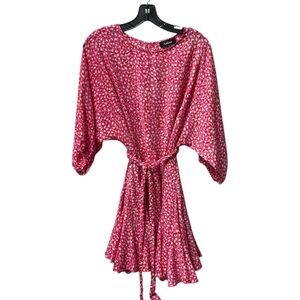 Pink Patterned Women's Dress